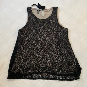 Alfani lace detailed sexy shirt